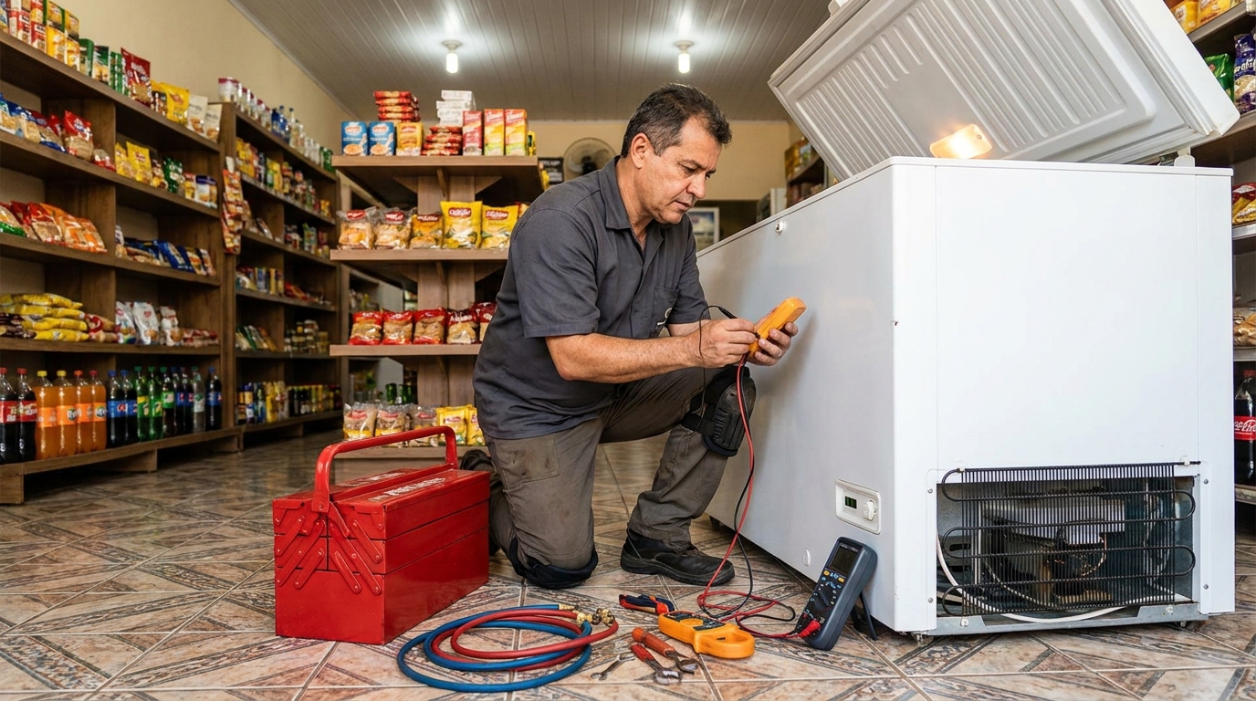 Ajuste de Temperatura do Freezer em São José do Rio Preto‑SP